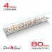 Топливный блок SteelHeat LINE GLASS 900